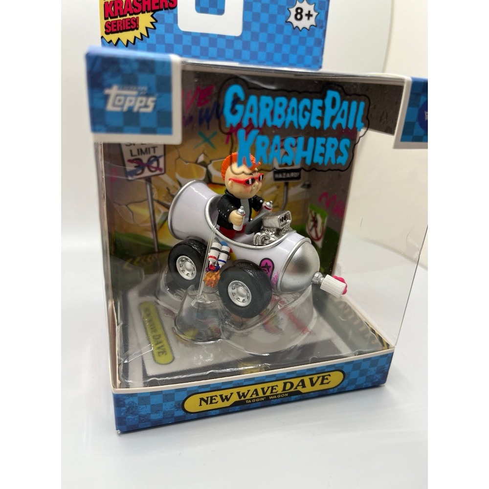 Topps Garbage Pail Krashers Graffiti Petey Wagon 3" toy w/ Trading Card NIP NOS - Picture 1 of 2